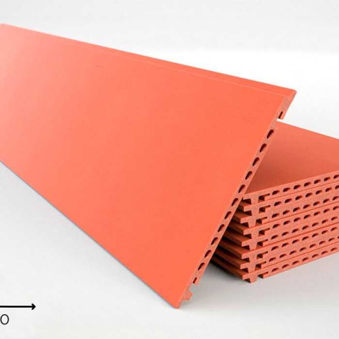 Керамогранитная плита FAVEKER GA16 для НФС, Rojo, 1000*400*18 мм