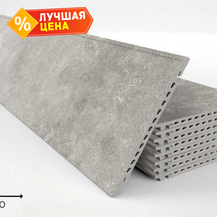 Керамогранитная плита FAVEKER GA16 для НФС, Urban Gris, 1200*400*18 мм