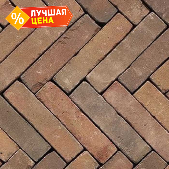 Клинкерная брусчатка Penter Varia Puur wasserstrich tumbled, 200*50*85 мм