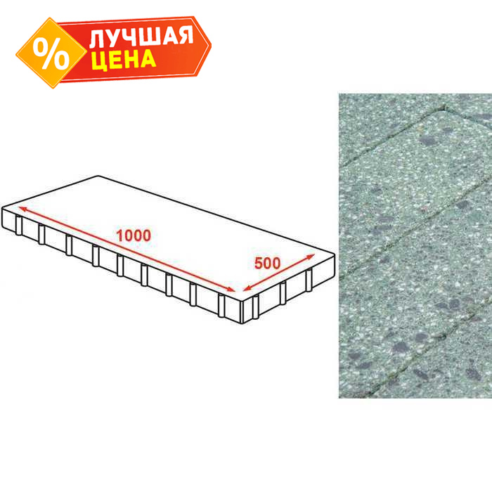 Плита тротуарная Готика Granite FINERRO, Порфир 1000*500*80 мм