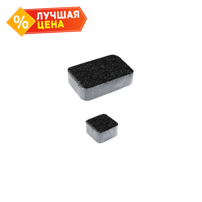 Плитка тротуарная Классико Б.1.КО.6 М Стоунмикс черный