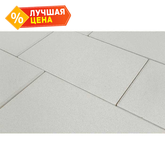 Плитка тротуарная BRAER Триада белый 300/450/600*60 мм