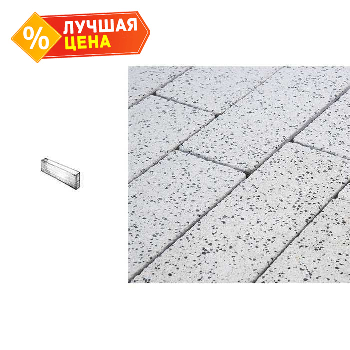 Тротуарный бордюр Готика, Granite FERRO, Покостовский, 500*200*50 мм