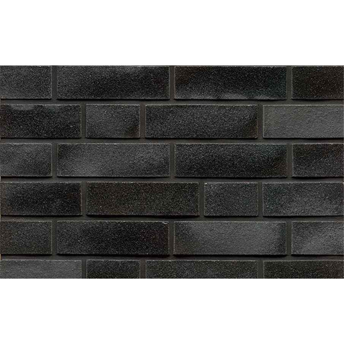 Кирпич клинкерный Westerwaelder Klinker Nr 05E Brilliant Schwarz, 240х115х71 мм