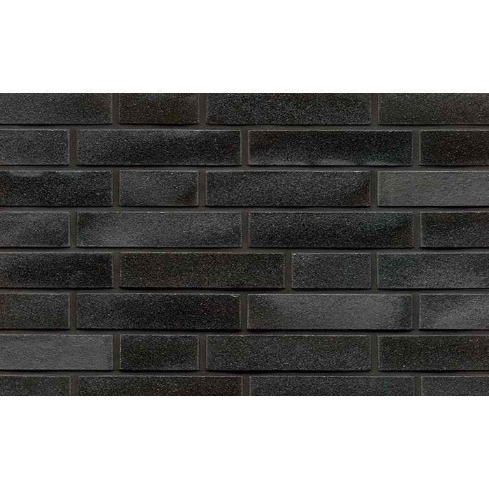 Кирпич клинкерный Westerwaelder Klinker Nr 05E Brilliant Schwarz, 240х115х52 мм