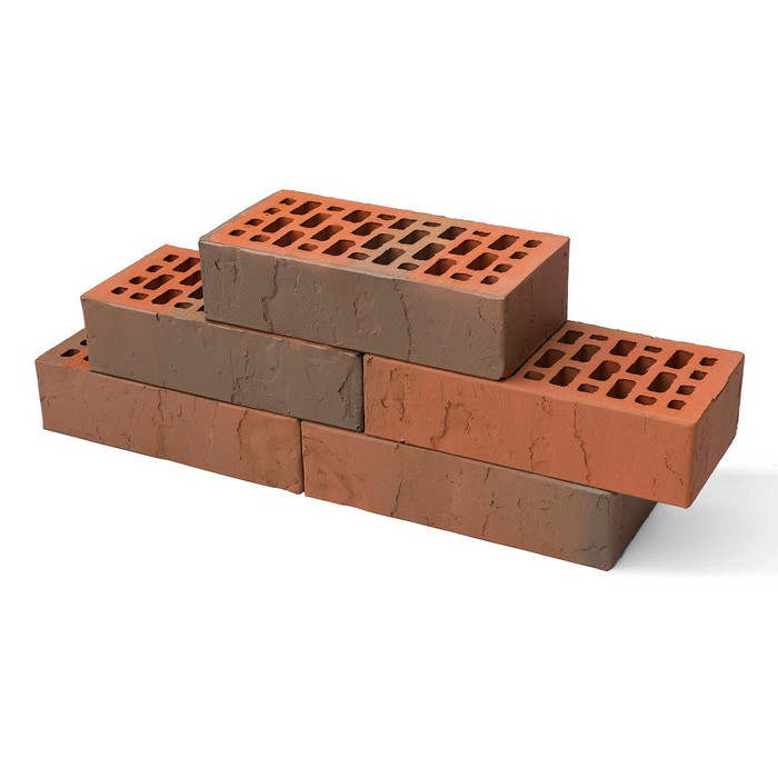 Кирпич BRAER облицовочный БРАЕР кладка Глосса терра, 1НФ, 250х120х65 мм