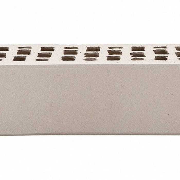 Кирпич облицовочный пустотелый ЛСР светло-серый гладкий, утолщенные стенки, М175, 250х120х65 мм - фото 5