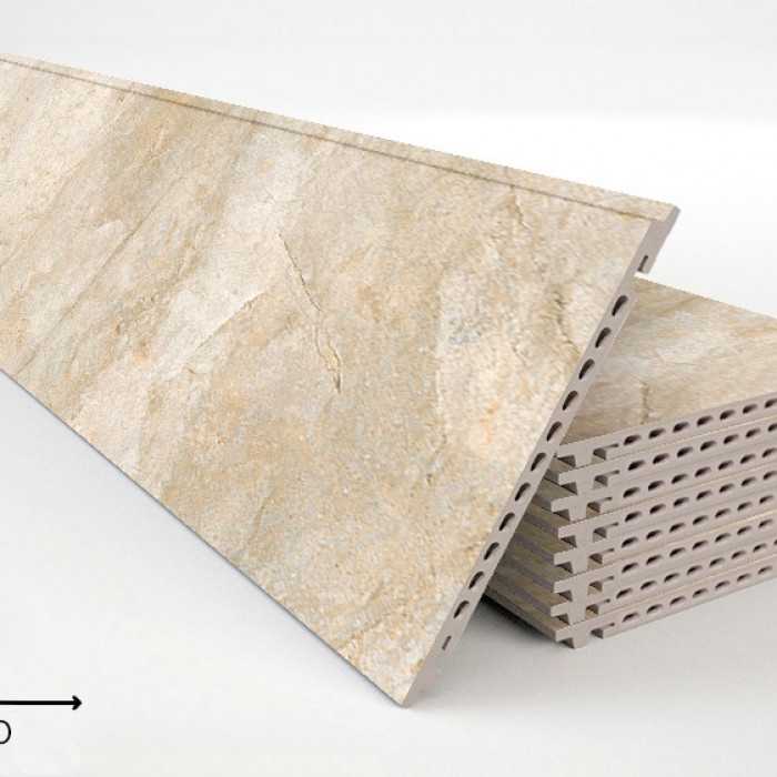 Керамогранитная плита FAVEKER GA16 для НФС, Rocks Beige, 800*355*18 мм