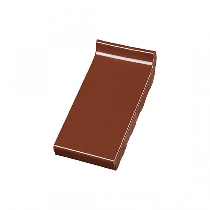 Клинкерный водоотлив Terca Light brown глазурованный, 215*105*30 мм