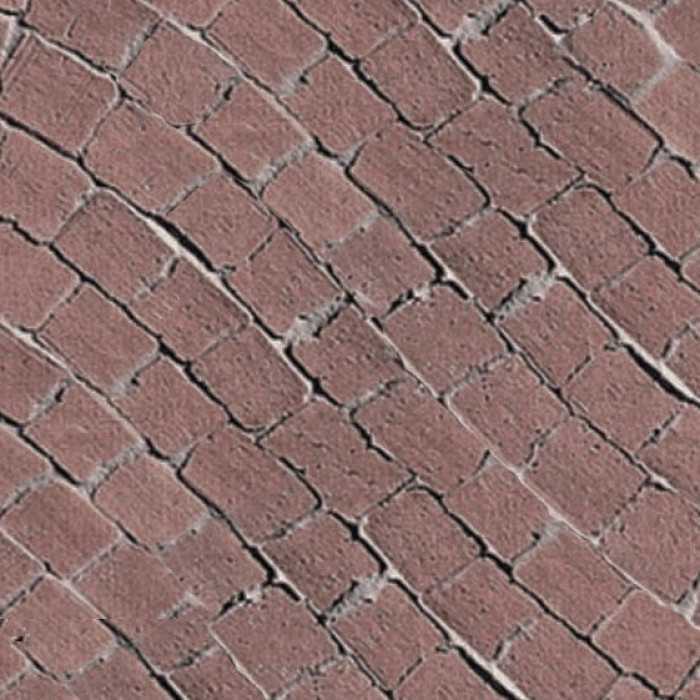 Клинкерная брусчатка Westerwaelder Klinker Nr 33 Schwarz-braun Mosaik, 61*59*65 мм