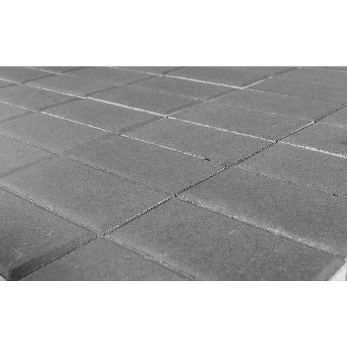 Плитка тротуарная BRAER Прямоугольник серый, 240*120*70 мм - фото 1