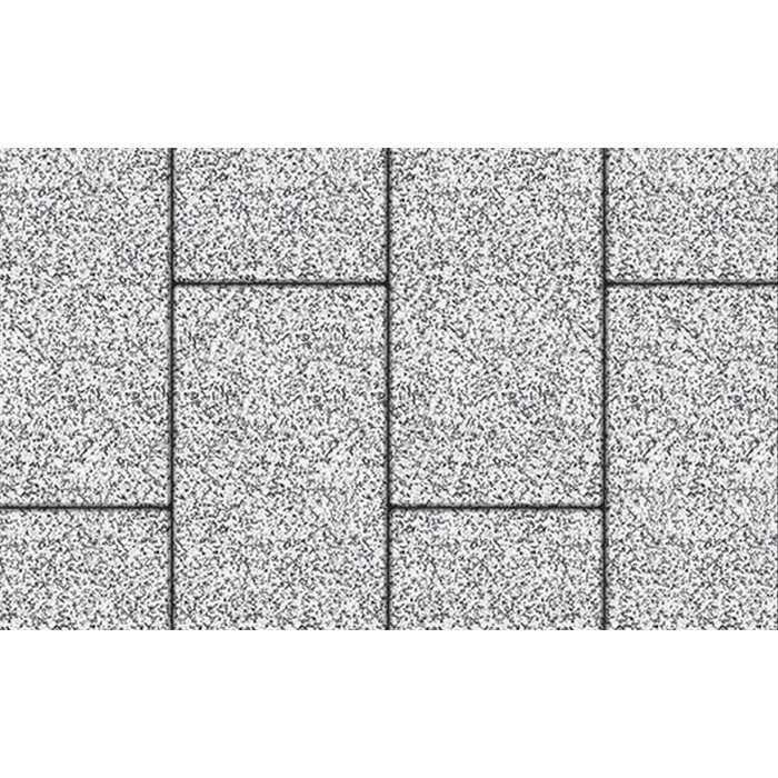 Плитка тротуарная Прямоугольник (Ла-Линия) Б.5.П.8 Стоунмикс бело-чёрный 600*300*80 мм
