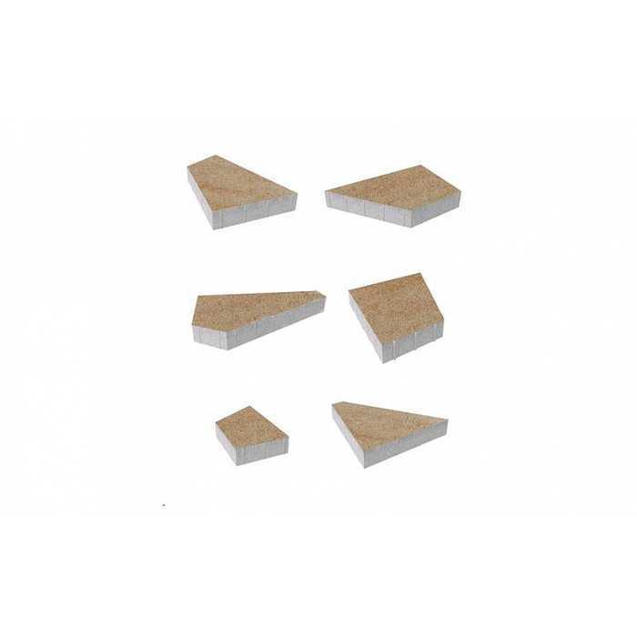 Плитка тротуарная Оригами 4Фсм.8 Искусственный камень Степняк - фото 2