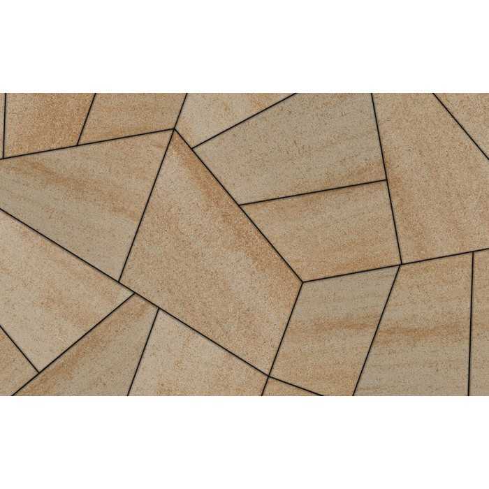 Плитка тротуарная Оригами 4Фсм.8 Искусственный камень Степняк - фото 1