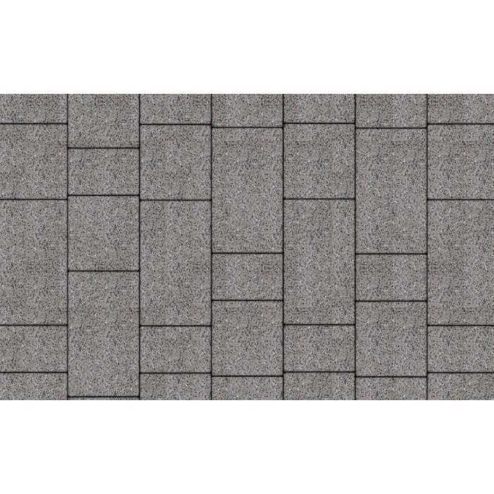 Плитка тротуарная Старый город Б.1.Ф.6см Стоунмикс кремовый с черным - фото 1