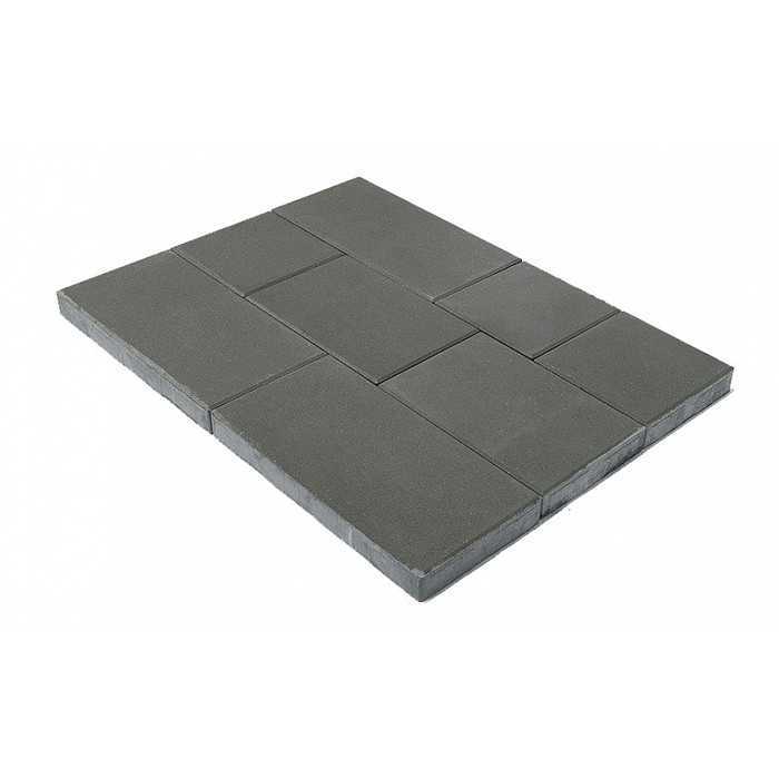 Плитка тротуарная BRAER Триада серый, толщина 60 мм - фото 3