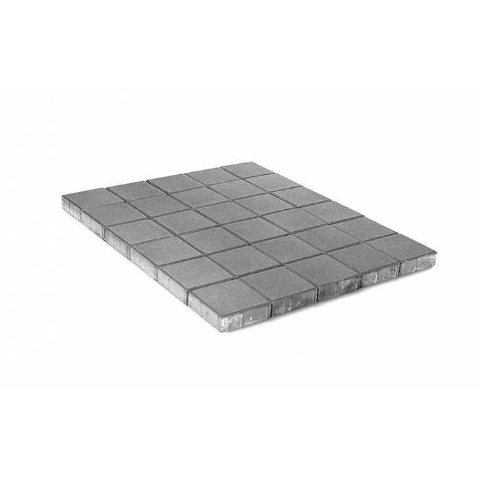 Плитка тротуарная BRAER Лувр серый, 100*100*60 мм - фото 3