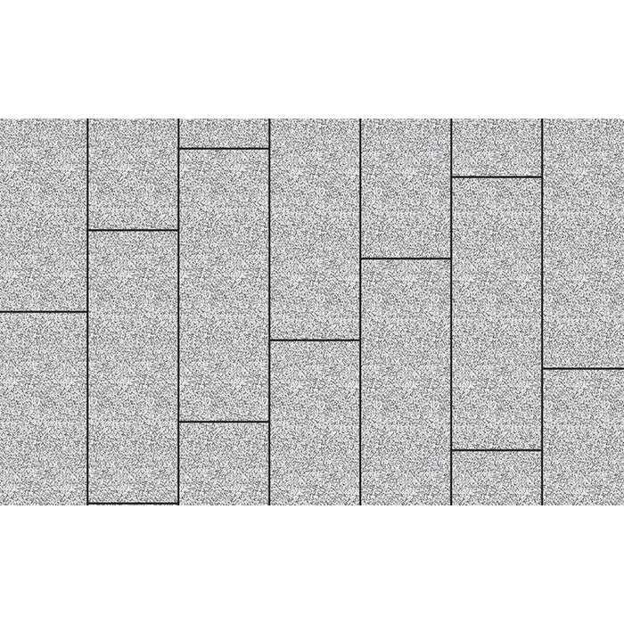 Плитка тротуарная Прямоугольник (Ла-Линия) Б.12.П.8 Стоунмикс бело-черный, 750*250*80 мм